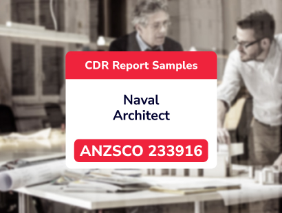 Naval Architect ANZSCO 233916