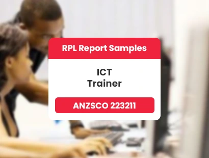 ICT Trainer ANZSCO 223211