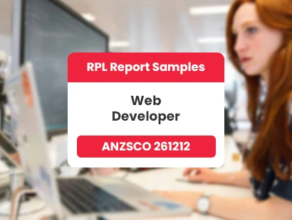 Web Developer ANZSCO 261212