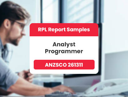 Analyst Programmer ANZSCO 261311