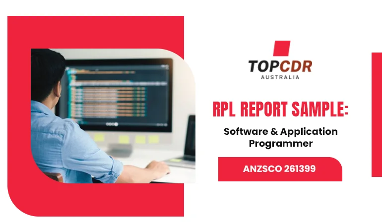 RPL Sample for Software and Application Programmer ANZSCO 261399