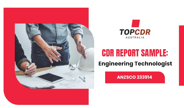 CDR Sample For Engineering Technologist