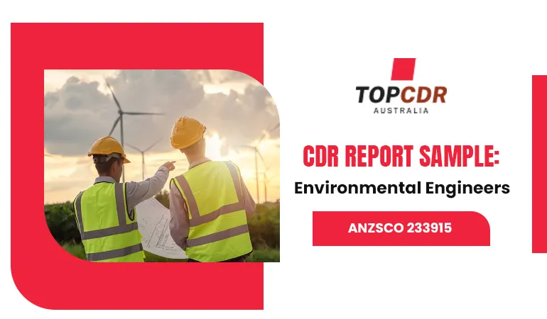 CDR Sample For Environmental Engineer
