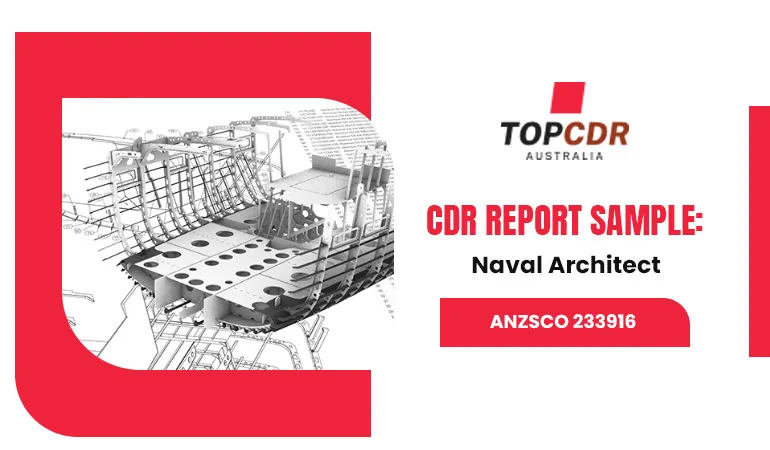 CDR Sample for Naval Architect 233916