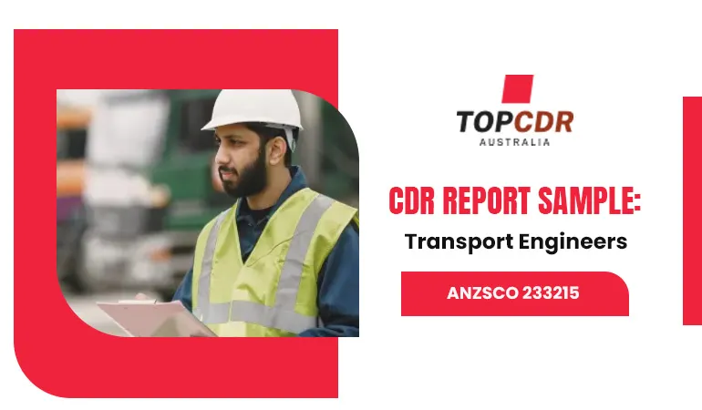 CDR Sample For Transport Engineer